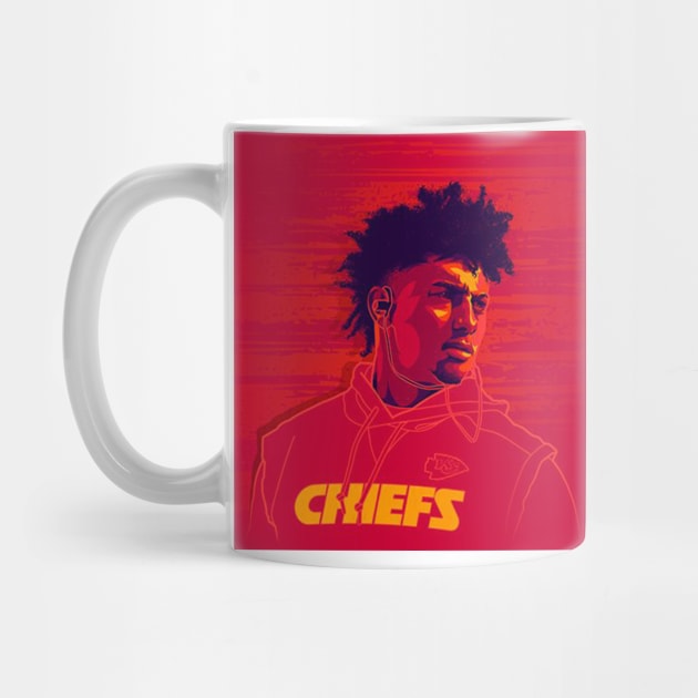 Patrick Mahomes by wizooherb